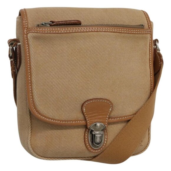 BURBERRY Blue Label Shoulder Bag Canvas Beige - Picture 1 of 16